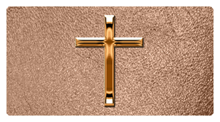 DSC700 510 CP SH BZ Copper Single Cross Shimmer Bronze Background